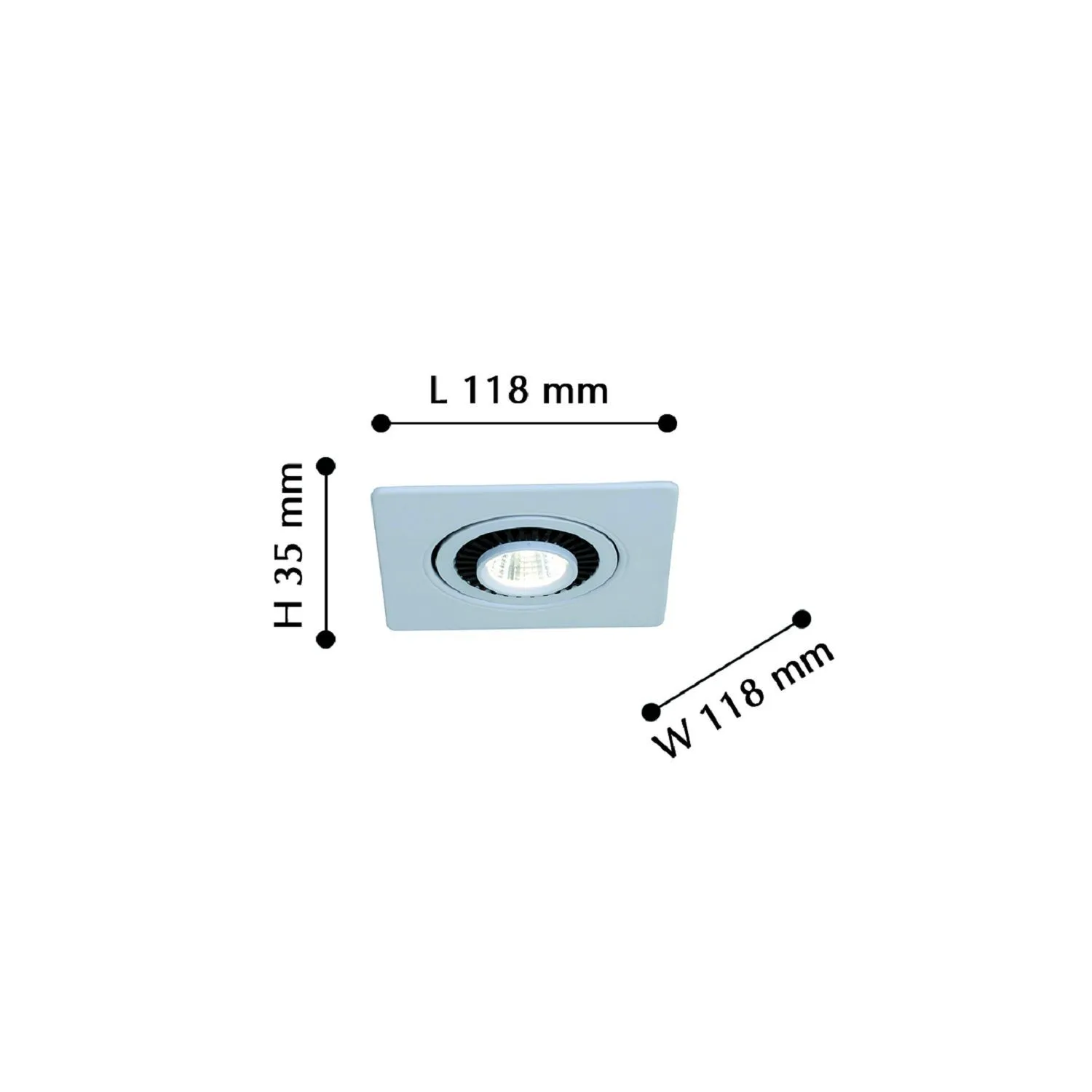 2417-1U Врезные потолочные светильники Favourite 2417-1U Cardine