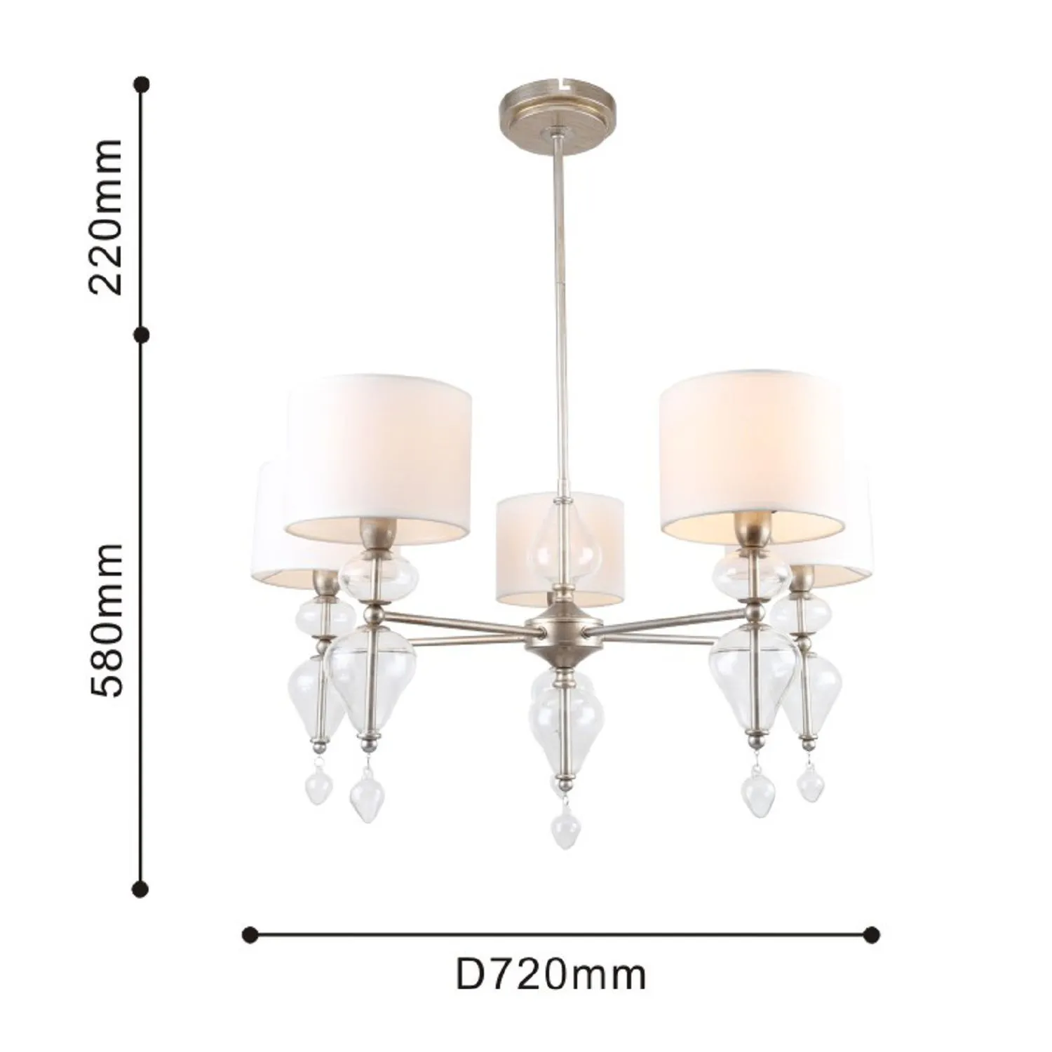 Подвесные люстры Favourite 2554-5P Ironia