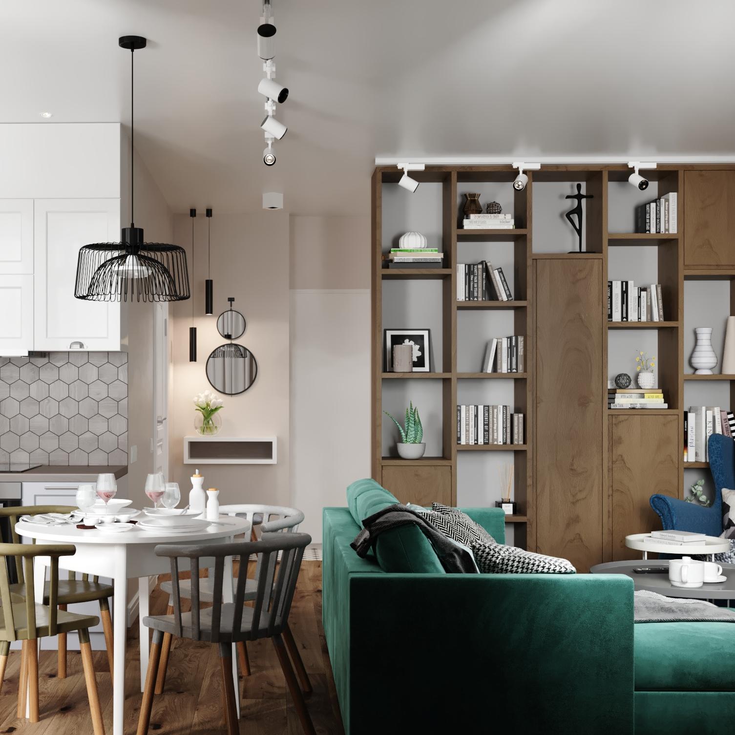 Проект кухни-гостиной EASY LOFT Проект кухни-гостиной EASY LOFT