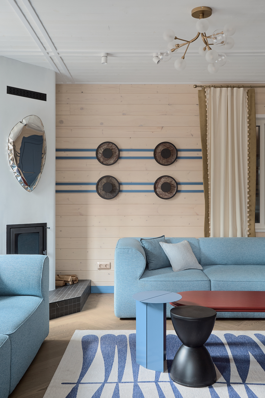 Интерьер гостиной-столовой «Летят Гуси» от дизайнера Мусиной Элины  Интерьер гостиной-столовой «Летят Гуси» от дизайнера Мусиной Элины