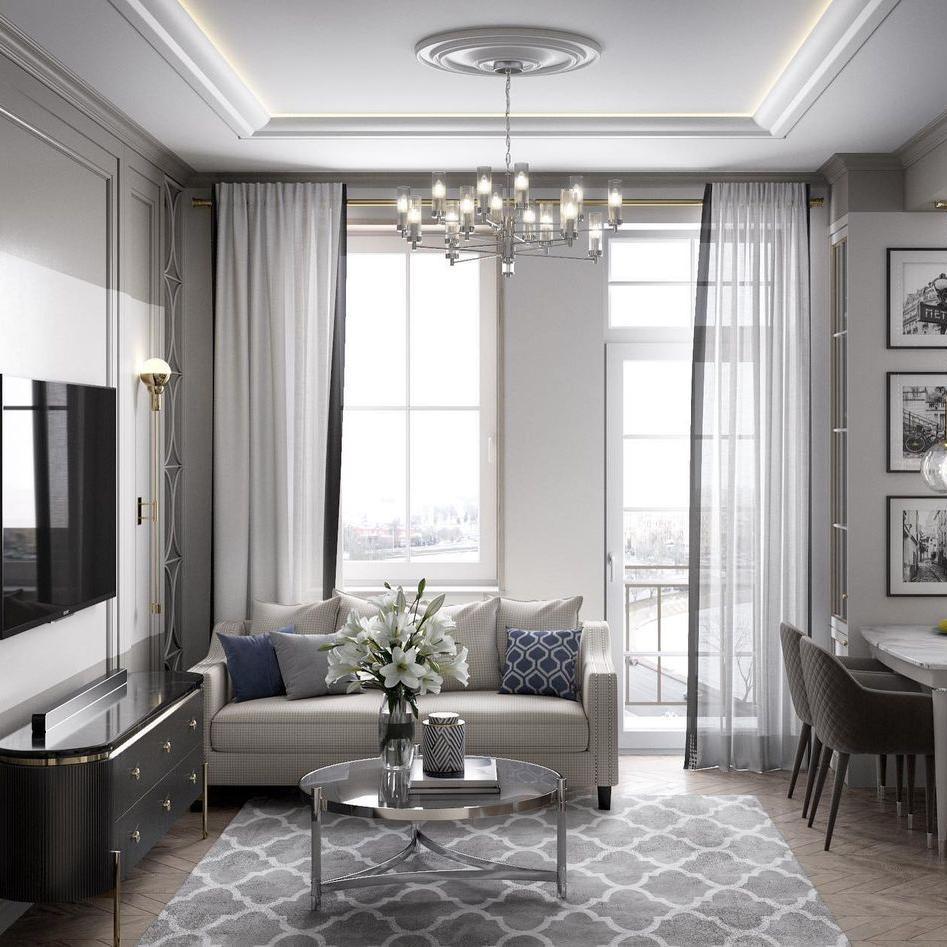 Фрагмент из проекта кухни-гостиной Фрагмент из проекта кухни-гостиной