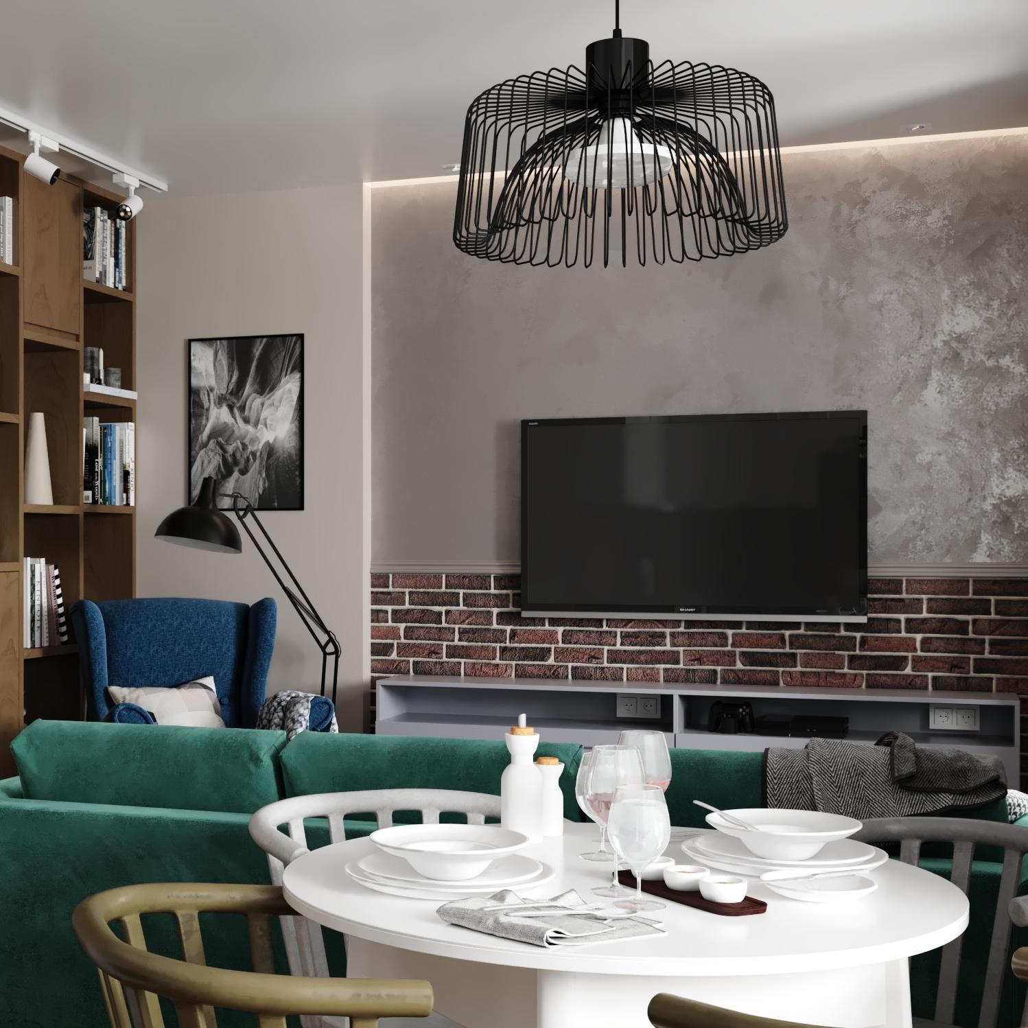 Проект кухни-гостиной EASY LOFT Проект кухни-гостиной EASY LOFT