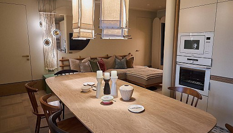 Современный интерьер с элементами национального колорита Современный интерьер с элементами национального колорита