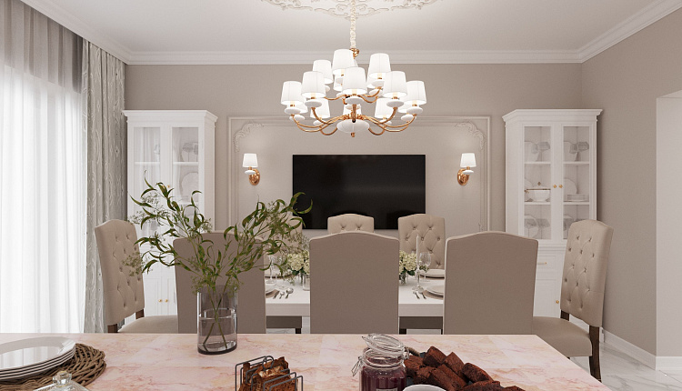 Проект кухни-гостиной Проект кухни-гостиной