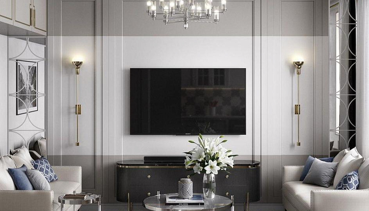 Фрагмент из проекта кухни-гостиной Фрагмент из проекта кухни-гостиной