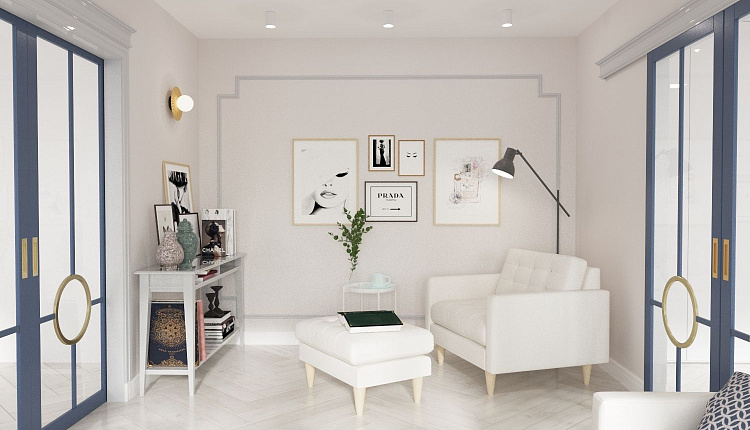 Проект гостиной от Натальи Ратке Проект гостиной от Натальи Ратке