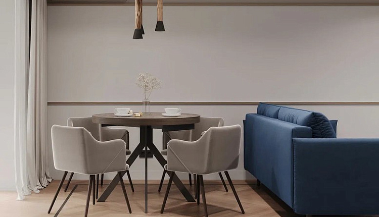 Проект квартиры в ЖК "Булгаковский парк", г. Саратов  дизайнера Марии Михайловой  Проект квартиры в ЖК "Булгаковский парк", г. Саратов  дизайнера Марии Михайловой