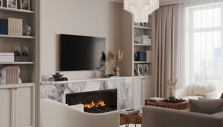 Проект дизайнера Инги Маковецкой - квартира в неоклассическом стиле в Астане Проект дизайнера Инги Маковецкой - квартира в неоклассическом стиле в Астане