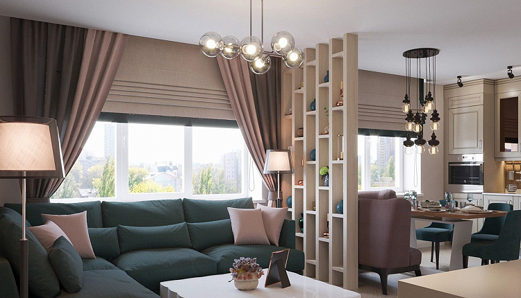 КУХНЯ В МОДНОМ ЦВЕТЕ КУХНЯ В МОДНОМ ЦВЕТЕ