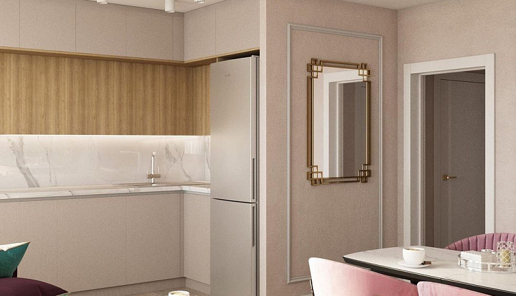 Проект кухни-гостиной от дизайнера @alinayura_v Проект кухни-гостиной от дизайнера @alinayura_v