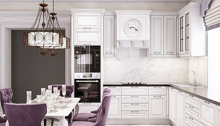 Кухня для дружной семьи в проекте BRIGHT INTERIOR